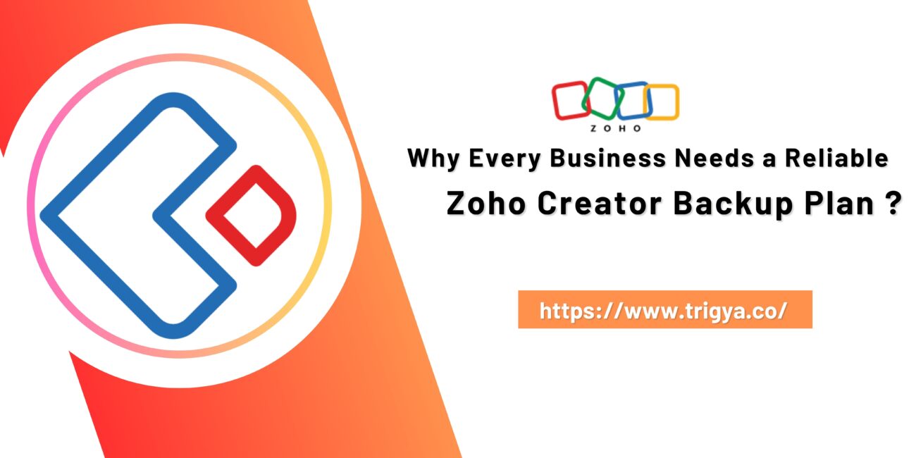 Zoho Creator Backup Plan