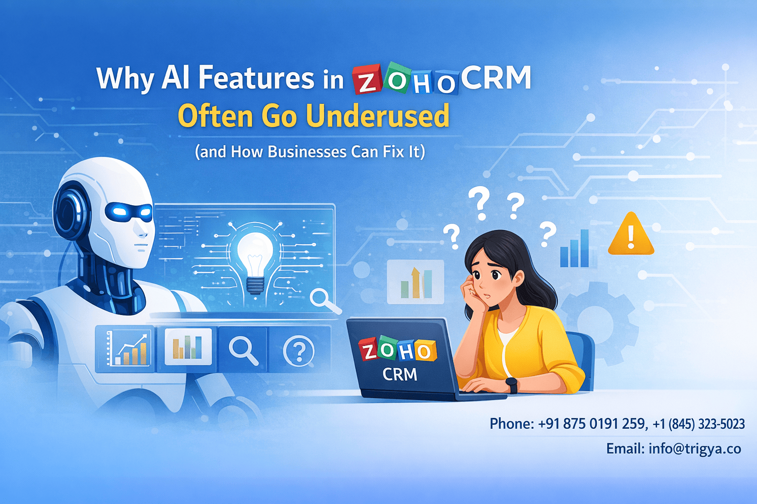 Why AI Features in Zoho CRM Often Go Underused (and How Businesses Can Fix It)