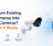 Existing CCTV cameras upgraded with AI vision technology using edge AI